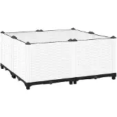 vidaXL Hochbeet 80x80x38 cm Polypropylen