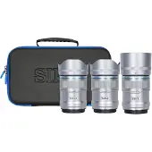 Sirui Sniper 23mm, 33mm und 56mm F1.2 APSC für Nikon Z-Mount Kit silber