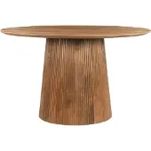 LivingFurn Tisch Salvator 130x130x76 cm Mangoholz Natur