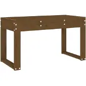 vidaXL Gartenbank Honigbraun 80x38x45 cm Massivholz Kiefer