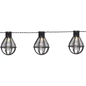 Star Trading LED-Lichterkette Cage, schwarz/transparent