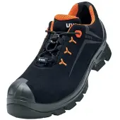 Uvex Sicherheitshalbschuhe S3 HI, HRO SRC 2 MACSOLE aus Mikrovelours, xenova Kunststoffkappe, Weite 11, Größe 48