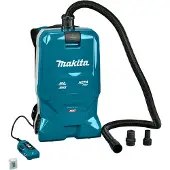 Makita Akku-Rucksackstaubsauger VC012GZ01 (blau, ohne Akku und Ladegerät)
