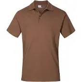 Promodoro Superior Poloshirt Plus Size Herren, Braun, 5XL