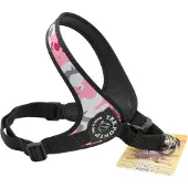 Tre-Ponti Geschirr Easy Fit Classic with adj. Belly, Farbe:camouflage pink, Größe:4 - 56 - 70 cm / bis 14 kg