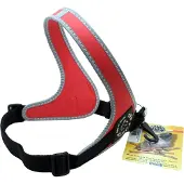 Tre-Ponti Geschirr Easy Fit Classic with adj. Belly, Farbe:rot / reflekt, Größe:4 - 56 - 70 cm / bis 14 kg