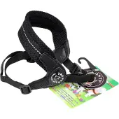 Tre-Ponti Geschirr Easy Fit Soft Mesh Verstellbarer Bauchgurt, Farbe:schwarz, Größe:Gr.1.5 / 30-40 cm / bis 4 kg