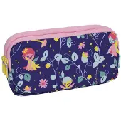 Milan Dreifaches Mehrzweck-Etui Fairy Tale Lila (20 x 11 x 6,5 cm)