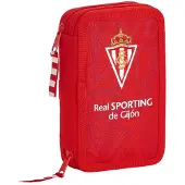 Safta Sporting Gijon Small Double Filled Mäppchen