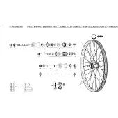 Zipp D-light J-bend External Speiche 3 Einheiten