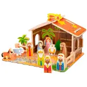 Woomax Puppen-Set Nativity Scene 20 Stücke