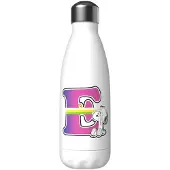 Snoopy Edelstahl Personalisierte Flasche Mit Dem Buchstaben E 550ml