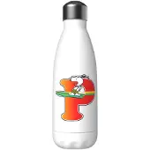 Snoopy Edelstahl Personalisierte Flasche Mit Dem Buchstaben P 550ml