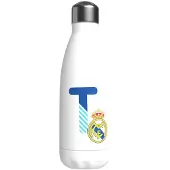 Real Madrid Edelstahl Personalisierte Flasche Mit Dem Buchstaben T 550ml