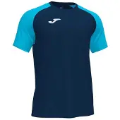Joma Academy IV Trikot Kurzarm Herren - Marine / Turquoise Fluor