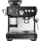 Sage The Barista Express Impress, Espressomaschine, 2 l, Kaffeebohnen, Eingebautes Mahlwerk, 1850 W, Schwarz, Edelstahl