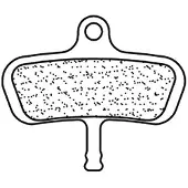 Carbone Lorraine Code Avid Sintered Disc Brake Pads Silber