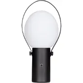 By Rydens Bari LED-Akkutischlampe IP44 sandschwarz