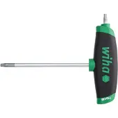 Wiha Stiftschlüssel mit Quergriff ComfortGrip TORX mit Seitenabtrieb mattverchromt - 45452