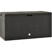 vidaXL Gartenbox Anthrazit 114x47x60 cm