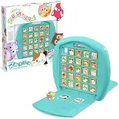 Squishmallows Match Squishmallows Brettspiel, Match 5 Lola the Unicorn, Daxxon the