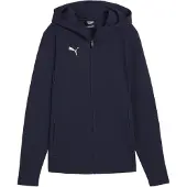 Puma teamFINAL Casuals Hooded Jacket Women, Größe:S, Farben Serie :Navy-Silver