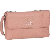 Calvin Klein Rosa Damentasche mit verstellbarem Gurt, recyceltes Polyester