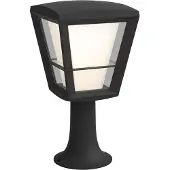 Philips Hue White & Color Ambiance Econic Outdoor Sockelleuchte Schwarz