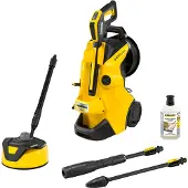 Kärcher K4 Premium Power Control Home - Kaltwasser-Hochdruckreiniger mit Flächenreiniger T5 - 130bar 430 lt/h