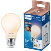 Philips Mattierte Lampe 7 W (entspr. 60 W) A60 E27, Wi-Fi/Bluetooth, Wi-Fi 4 (802.11n), 802.11b, 802.11g, LED, E27, A60, A-Form