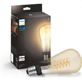 Philips E27 - Filament Giant Edison ST72 - 550, Intelligentes Leuchtmittel, Bluetooth/Zigbee, Transparent, LED, E27, ST72