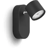 Philips Schwarzer LED-Wandstrahler Star