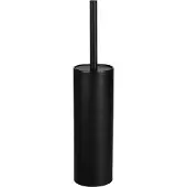 Wenko WC-Garnitur "Casoli", schwarz, H:40cm L:9,1cm, Keramik, Reinigungsbürsten, WC-Garnitur, schwarz, aus Keramik
