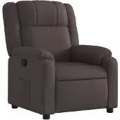 vidaXL Relaxsessel Dunkelbraun Stoff