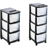 Mondex XXL Schubladen Rollcontainer Turm Wagen Wäschesortierer