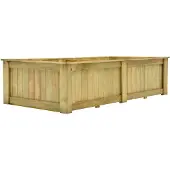 vidaXL Hochbeet 196 x 100 x 50 cm Kiefernholz Imprägniert