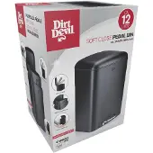Dirt Devil Tretmülleimer 12L – Mülleimer Küche mit Soft Close – Abfalleimer aus