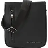 Tommy Hilfiger Elegante Herren-Umhängetasche Schwarz mit Verstellbarem Riemen