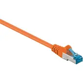 Alcasa Cat6a 15m, 15 m, Cat6a, S/FTP (S-STP), RJ-45, RJ-45, Orange