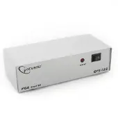 Gembird GVS122, VGA, 2x VGA, 2048 x 1536 Pixel, Weiß, 62 mm, 287 mm