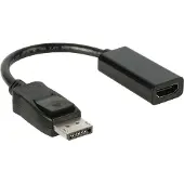 S-Impuls DisplayPort Adapter 1.1 auf HDMI Buchse schwarz