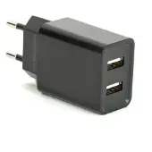 Gembird EG-U2C2A-03-BK, Indoor, USB, Schwarz