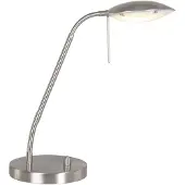 Steinhauer LED-Schreibtischleuchte Eloi, dimmbar, stahl