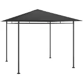vidaXL Pavillon 3x3x2,7 m Anthrazit 180 g/m²