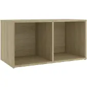 The Living Store TV-Schrank Sonoma-Eiche 72x35x36,5 cm Holzwerkstoff