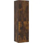 The Living Store TV-Wandschrank Räuchereiche 30,5x30x110 cm