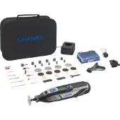 Dremel 8240, Kabelloses Multifunktionswerkzeug, 1 x 12-V-2Ah-Akku, 45 Zubehören