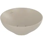 Villeroy & Boch V&B V&B Aufsatzwaschtisch Loop& Friends d 38cm, m ÜL, Alm. C+, ohne Hahnlochbank