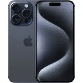 Apple iPhone 15 Pro , 15,5 cm (6.1"), 2556 x 1179 Pixel, 256 GB, 48 MP, iOS 17, Titan, Blau