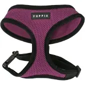 Puppia Soft Harness (TM) Lila Verstellbares Hundegeschirr Größe L
